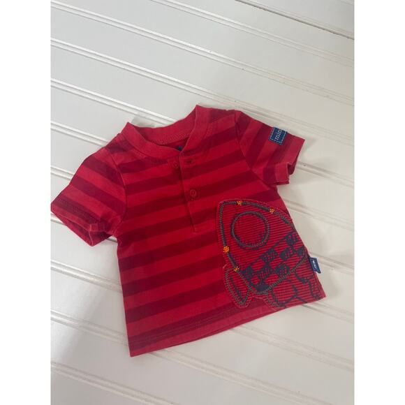 Janie and Jack Arizona Old Navy Boys Denim Jacket Overall Tee Bundle Size 0-3 MO - Picture 5 of 5